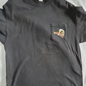 Vintage H D pocket  tee sz L Made in USA